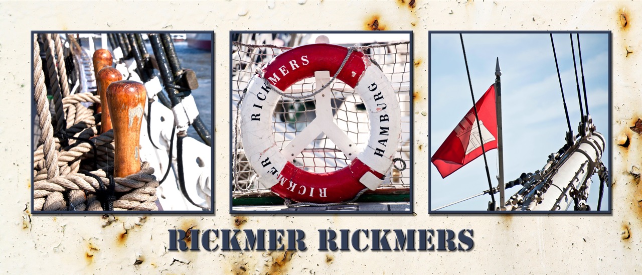 Motiv Rickmer Rickmers, Details auf Rosttextur