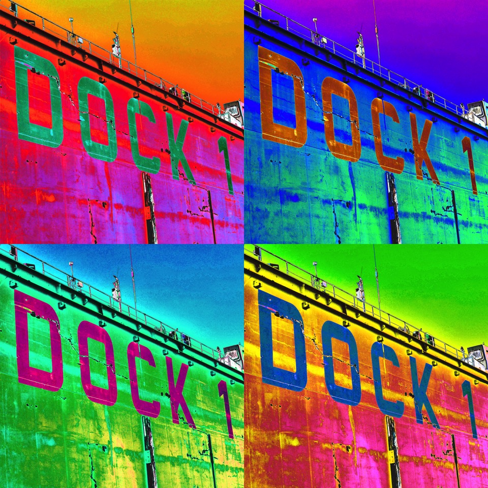 Motiv Dock 1, Farbig mal vier