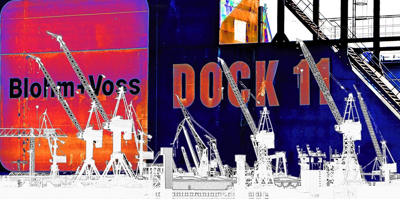 Hamburg Bilder Fotos Motive Collagen Hafen Blohm Voss Dock 11