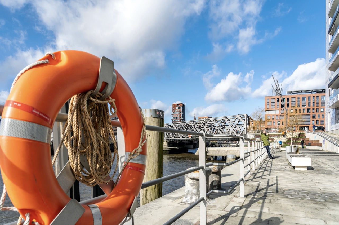 Hamburg Motive Bild Bilder Foto Fotos Hafencity Rettungsring
