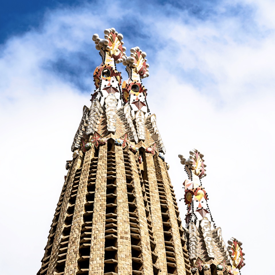 Motiv Turmspitzen Sagrada Familia