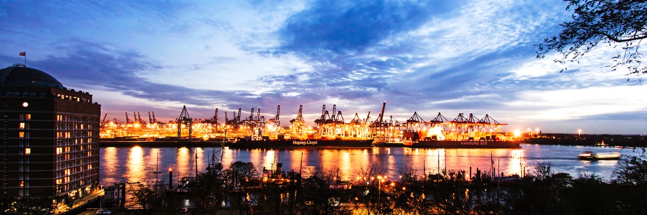 Hamburg Hafen Motive Bild Bilder Foto Fotos Panorama Övelgönne Burchardkai