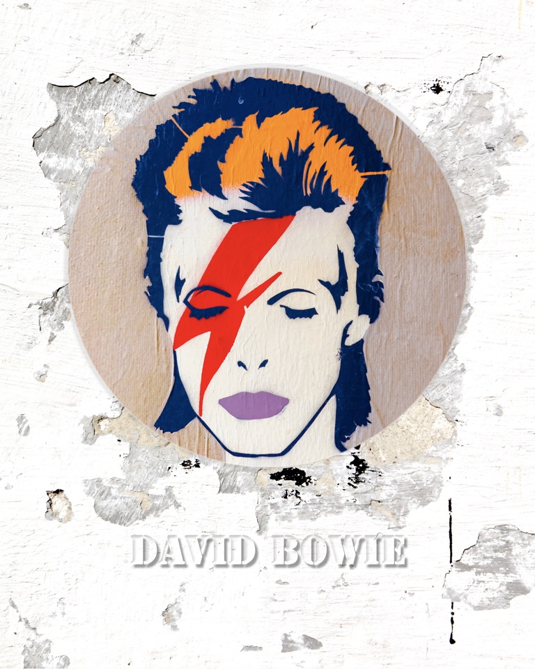 Motiv David Bowie Flash
