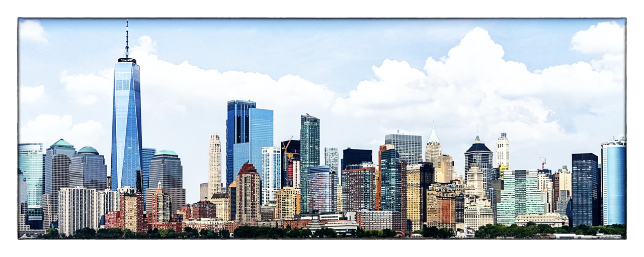 New York Skyline Motive Bild Bilder Foto Fotos