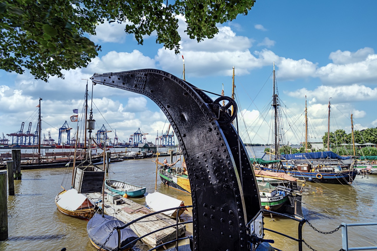Hamburg Hafen Motive Bild Bilder Foto Fotos Övelgönne Museumshafen