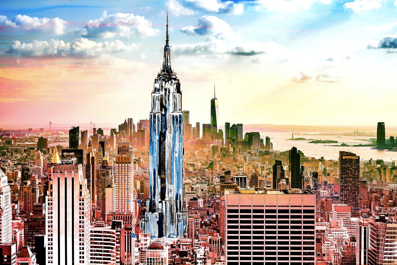 New York Empire State Bild Bilder Foto Fotos Collage