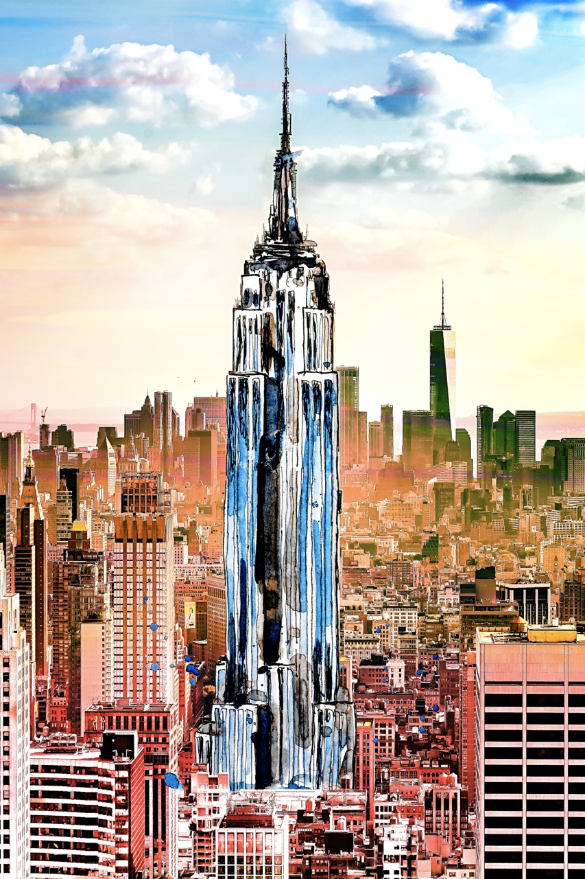 New York Empire State Bild Bilder Foto Fotos Collage 