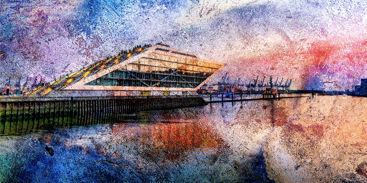 Hamburg Hafen Motive Bilder Fotos Dockland Digital Art