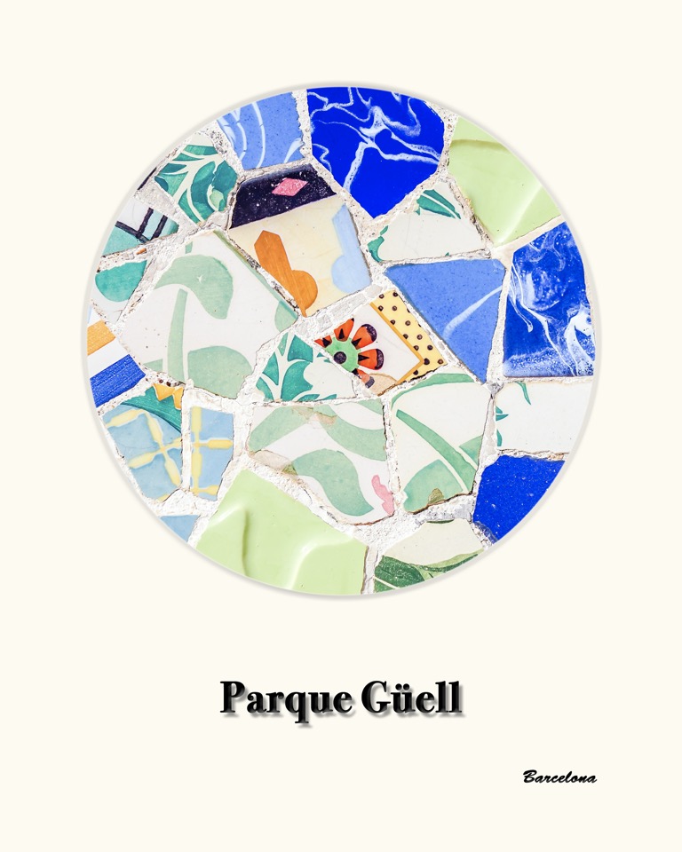 Motiv Parque Güell, Mosaik 1