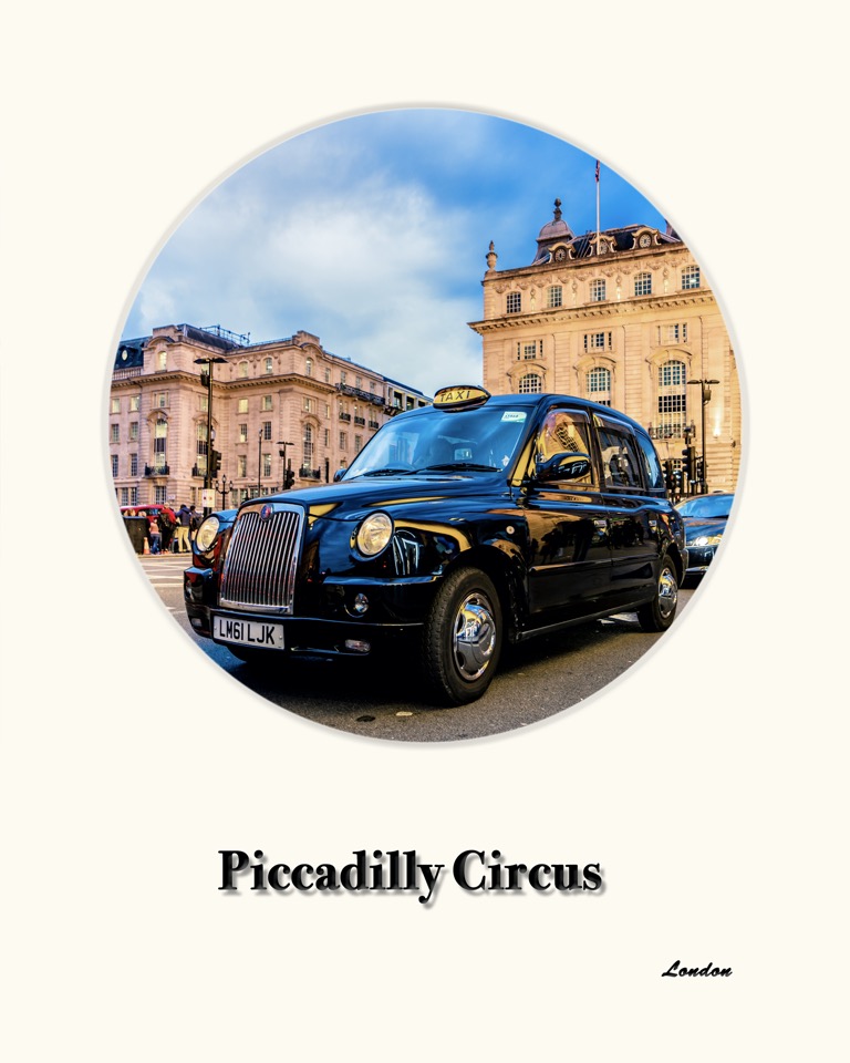 Motiv Piccadilly Circus, Cab