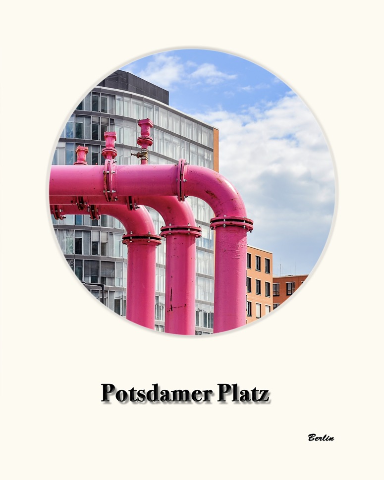 Motiv Potsdamer Platz, Rohre