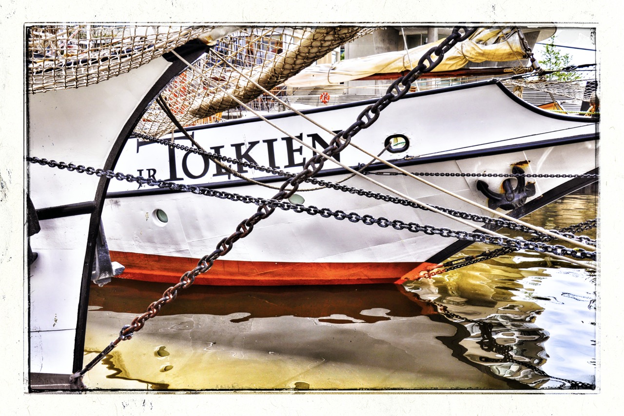 Motiv Segelschiff Tolkien