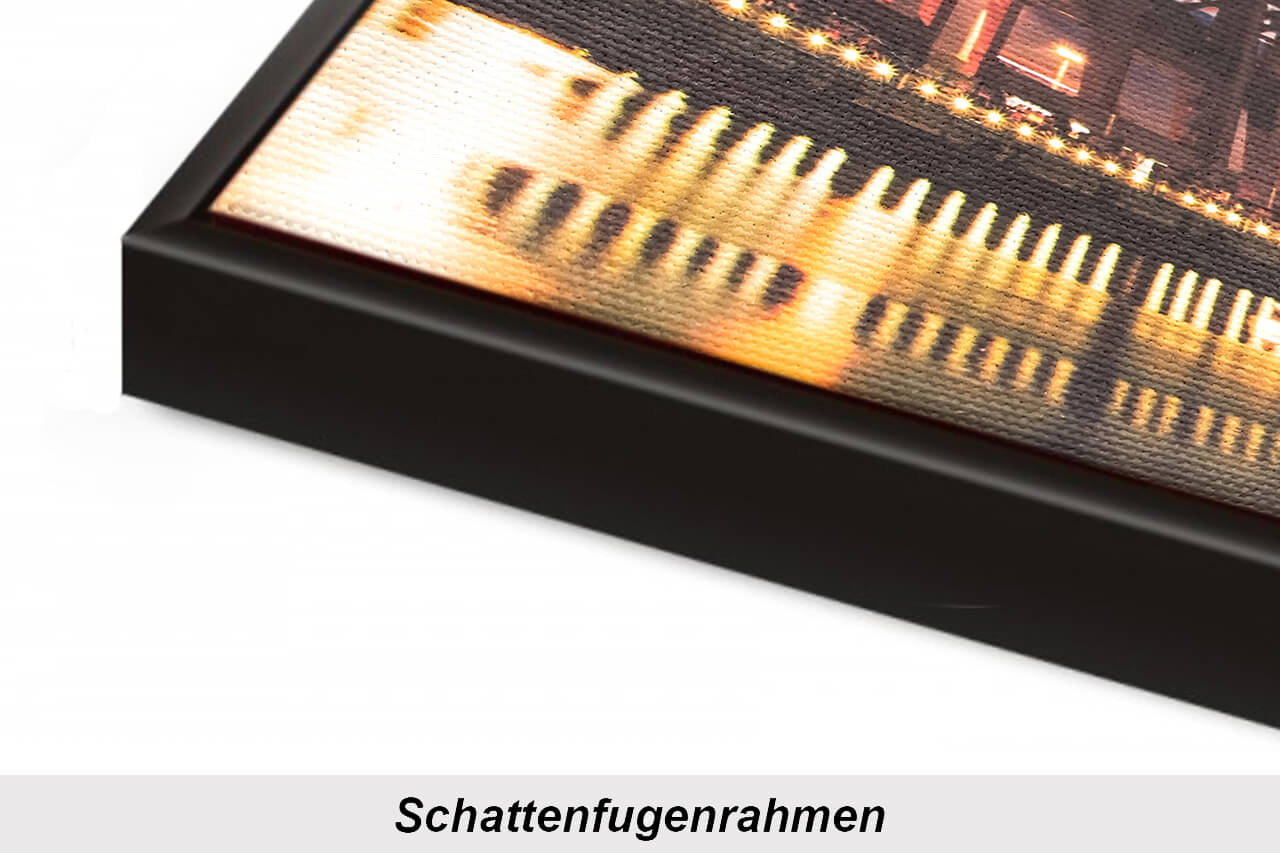 Leinwand Schattenfugenrahmen